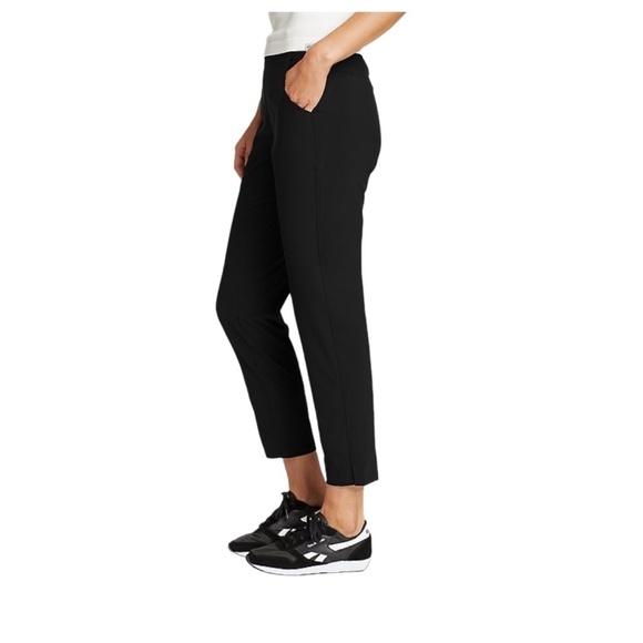 Eddie Bauer Departure Ankle Pants Size Large Regular Black - Picture 3 of 10